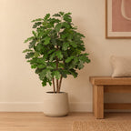 Künstliche Eiche (Quercus) – Raumbild, ca. 90 cm, Übertopf nicht enthalten