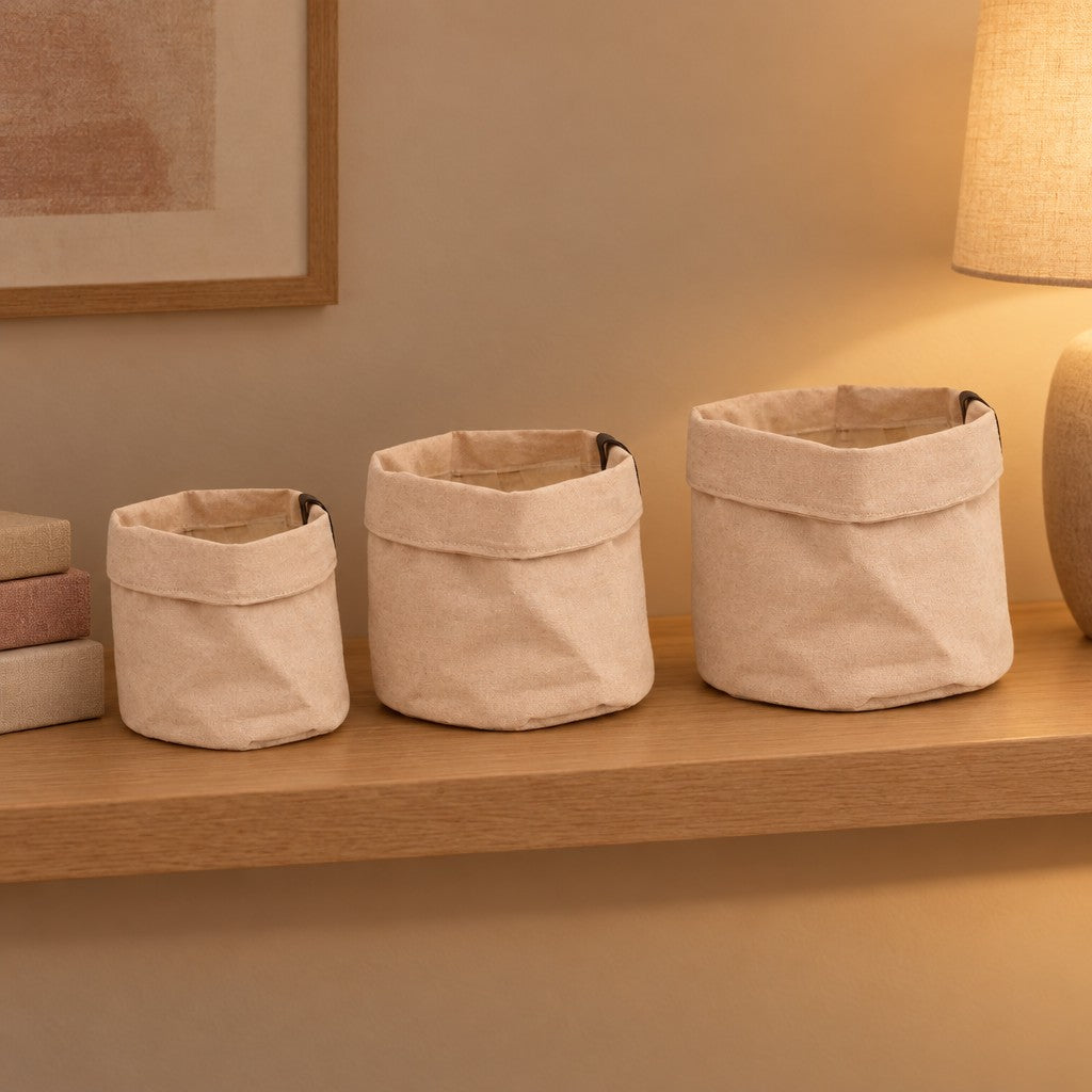 Pflanztasche »Plantbag« Altrosa, Set in 3 Größen – Raumbild, alle Teile zusammen