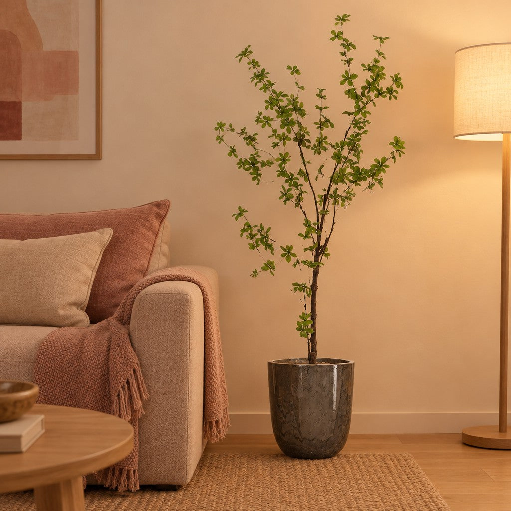 Künstlicher Prachtglockenbaum (Enkianthus) – Raumbild, ca. 210 cm, Übertopf nicht enthalten