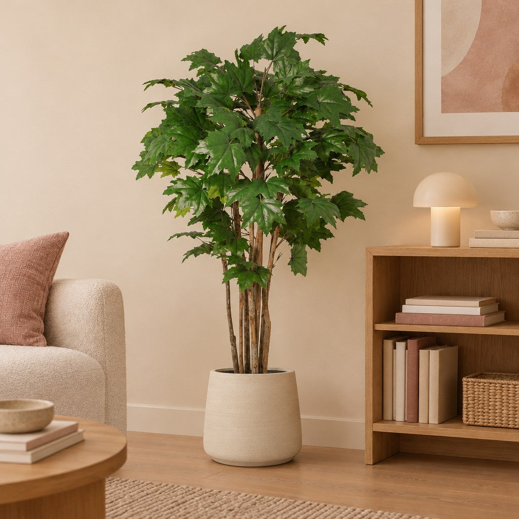 Künstlicher Ahornbaum (Acer) – Raumbild, ca. 150 cm, Übertopf nicht enthalten