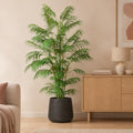 Künstliche Bergpalme (Chamaedorea) – Raumbild, ca. 180 cm, Übertopf nicht enthalten
