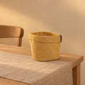 Pflanzbeutel Ocker, Ø 12 cm – Raumbild