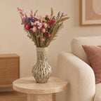 Trockenblumen-Strauß »Field« Rosa – Raumbild, ca. 60 cm, Vase nicht enthalten