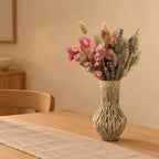 Trockenblumen-Strauß »Field« Rosa – Raumbild, ca. 35 cm, Vase nicht enthalten