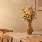 Trockenblumen-Strauß »Letterbox« Natur, ca. 35 cm – Raumbild, Vase nicht enthalten