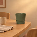 Übertopf elho Greenville Round, Ø 18 cm, Grün – Raumbild