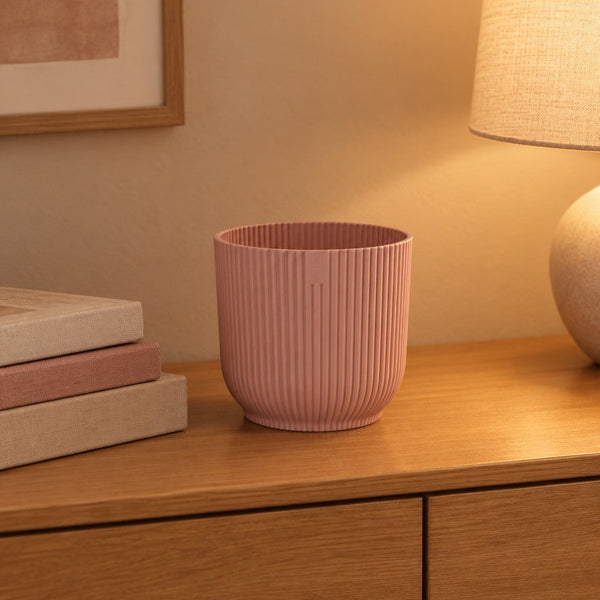 Übertopf elho Vibes Fold Round Rosa