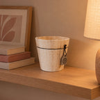 Übertopf aus Holz, ca. 14 cm – Raumbild