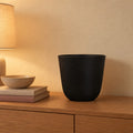 Übertopf Palermo Schwarz – Raumbild, Ø 35 cm