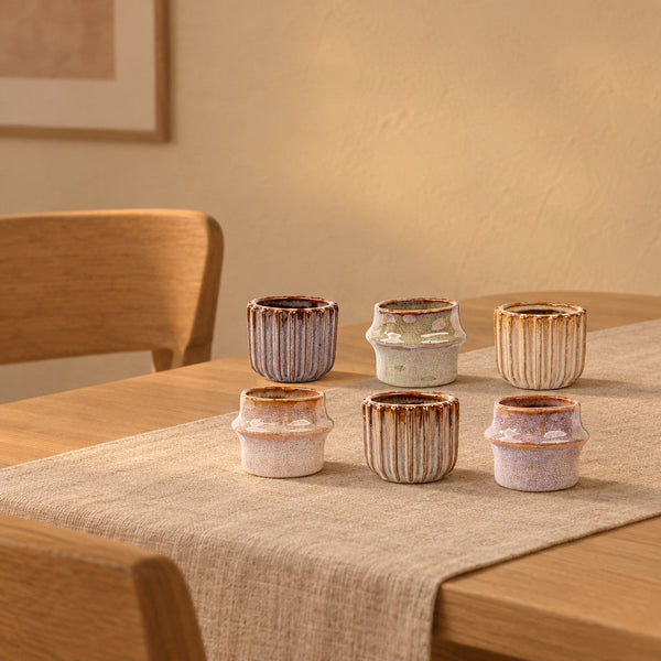 Übertopf-Set Barcelona, 6 Stück, Ø 8 cm
