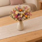 Trockenblumen-Trio »Letterbox« Natur, Mix und Rosa – so könnte es aussehen: alle drei Sträuße als ein gemischter Strauß in einer Vase (Vase nicht enthalten)