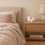 Übertopf-Set Kolibri Bloom Rosa, 3-teilig, Ø 6/9/12 cm – Raumbild