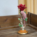 Kerzenhalter Papagei Rosa, ca. 26 cm – Produktfoto