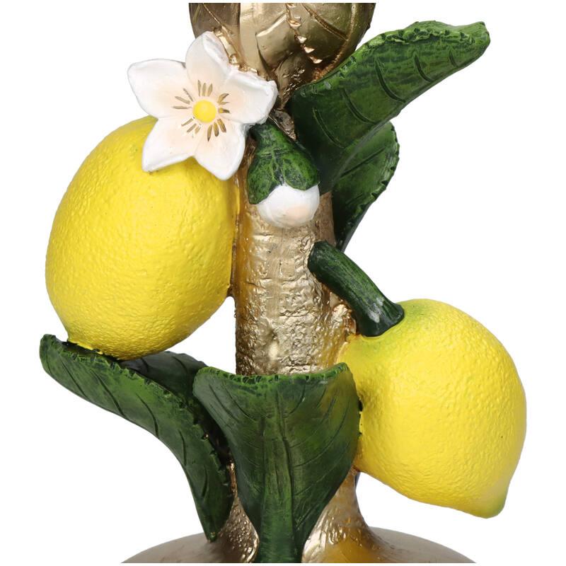 Kerzenhalter Zitrone Gelb, ca. 18 cm – weitere Ansicht