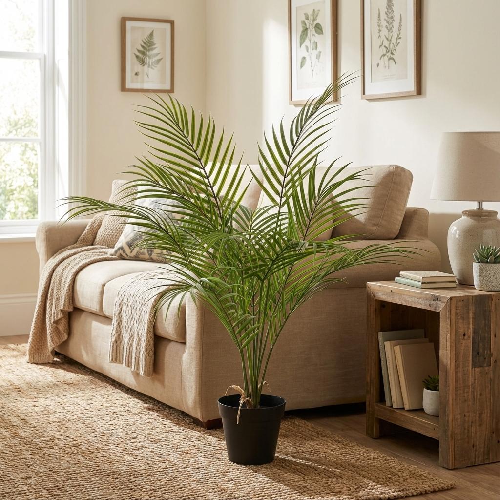 Künstliche Kentia-Palme, ca. 65 cm – Detailansicht