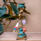 Kerzenhalter Vogel Gold, groß, Höhe ca. 28,8 cm – Produktfoto