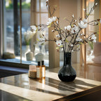 Künstliche Magnolienzweige Creme, 4 Stiele, ca. 105 cm – Detailansicht