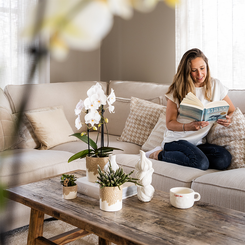 Übertopf Kolibri Home Bloom Sand, Ø 6 cm – Ansicht 6