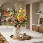 Kunstblumen-Strauß »Tropical Chic Deluxe« Orange, ca. 105 cm – weitere Ansicht