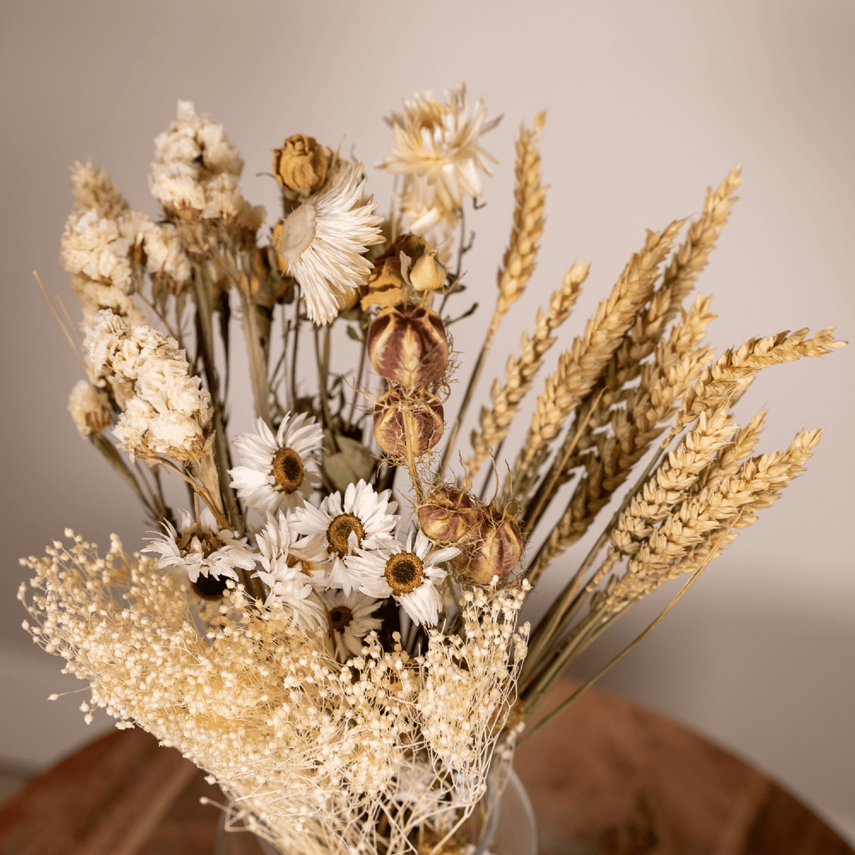 Trockenblumen-Strauß »Field« Natur, ca. 35 cm – weitere Ansicht