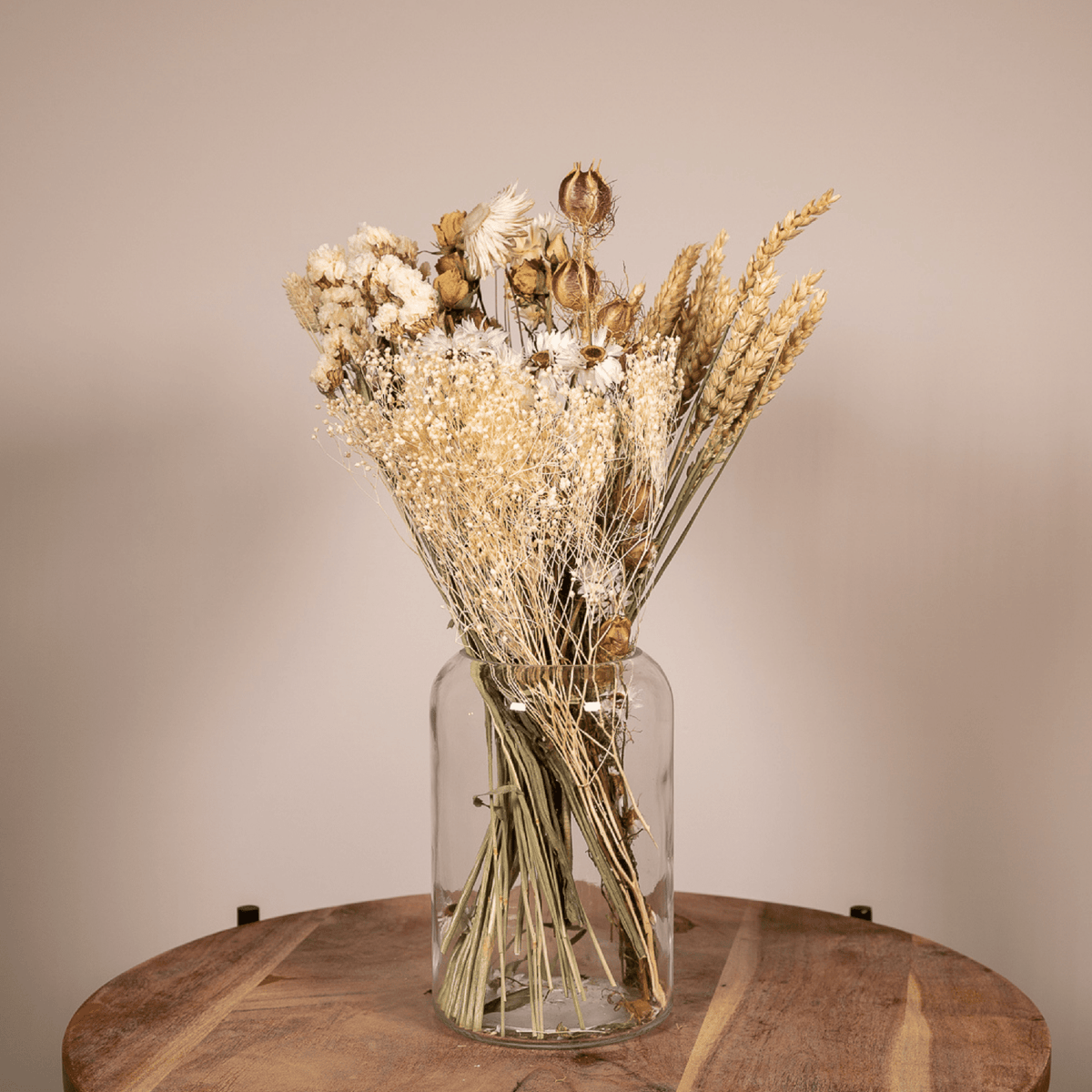 Trockenblumen-Strauß »Field« Natur, ca. 35 cm – Detailansicht