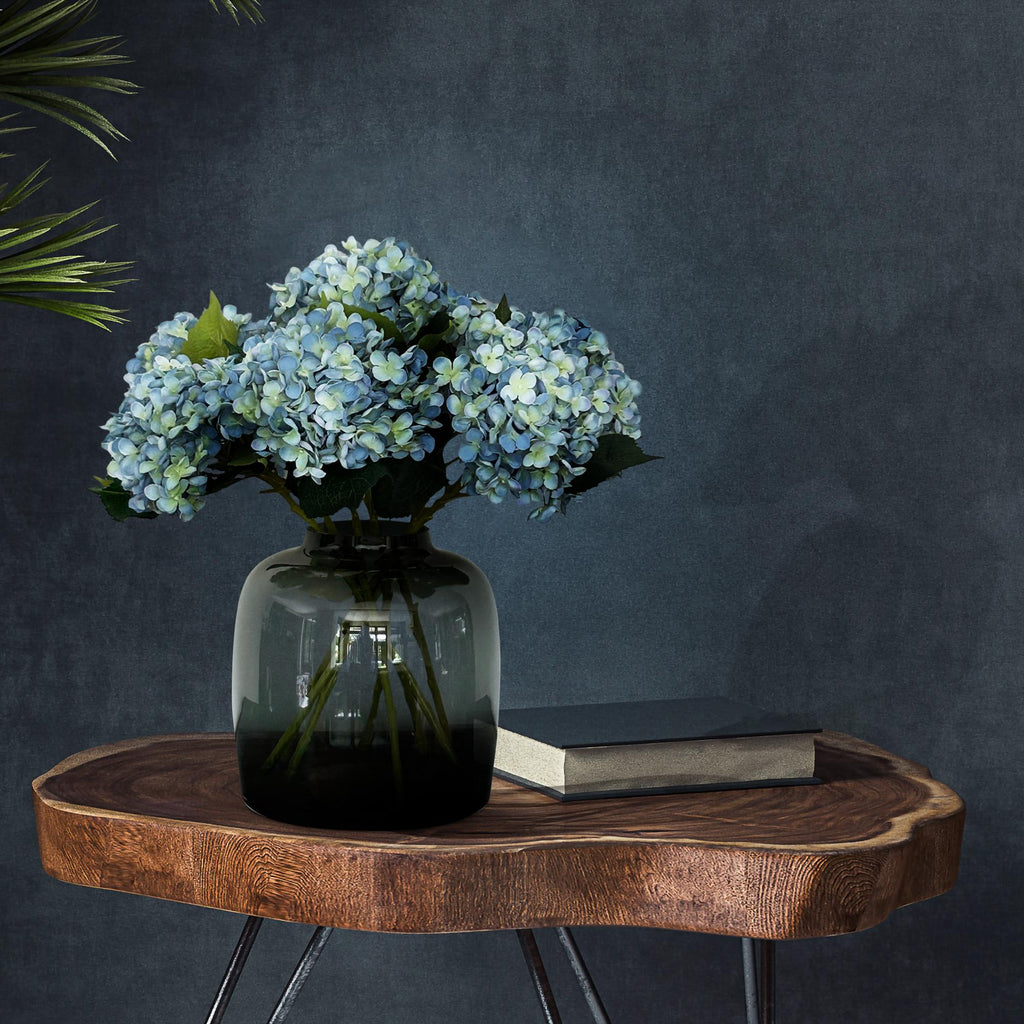 Künstliche Hortensien Blau, 8 Stiele, ca. 52 cm – weitere Ansicht