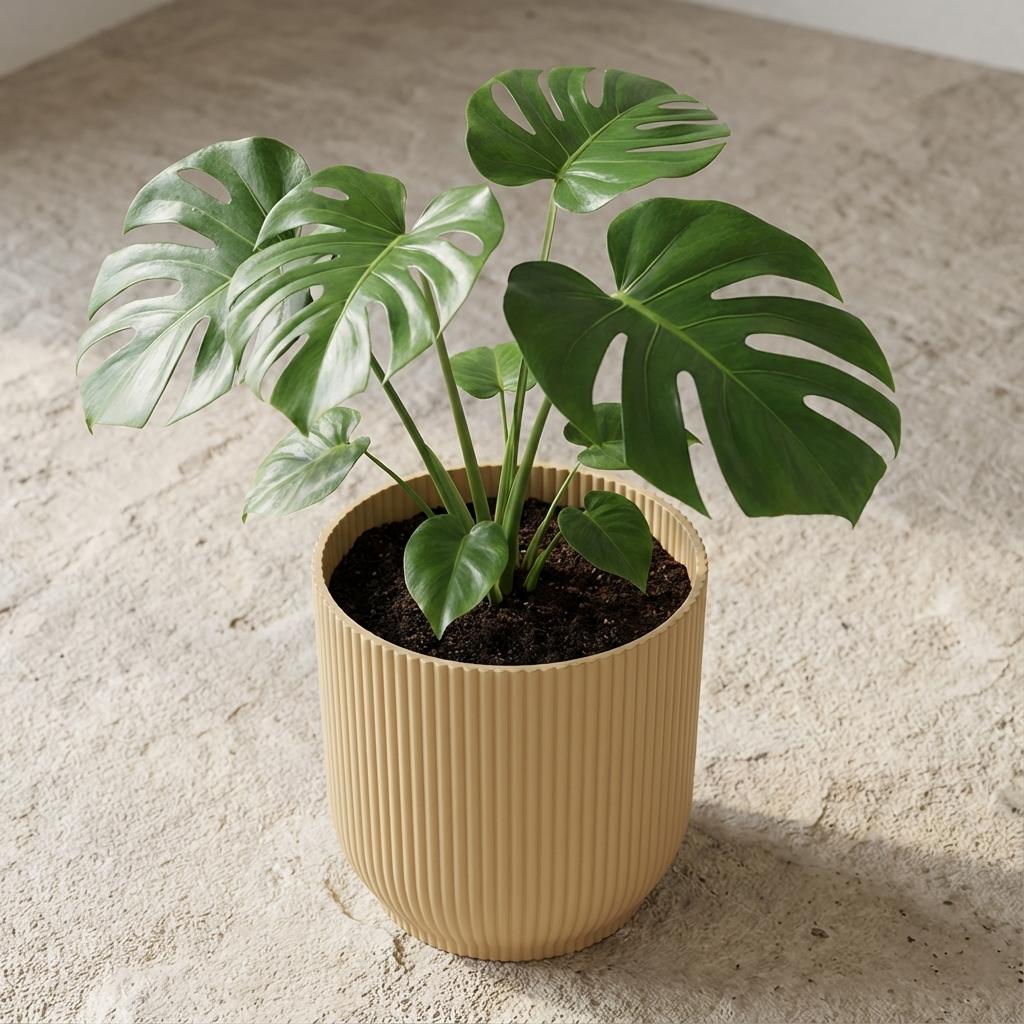 Übertopf elho Vibes Fold Gelb, Ø 14 cm – Ansicht 4