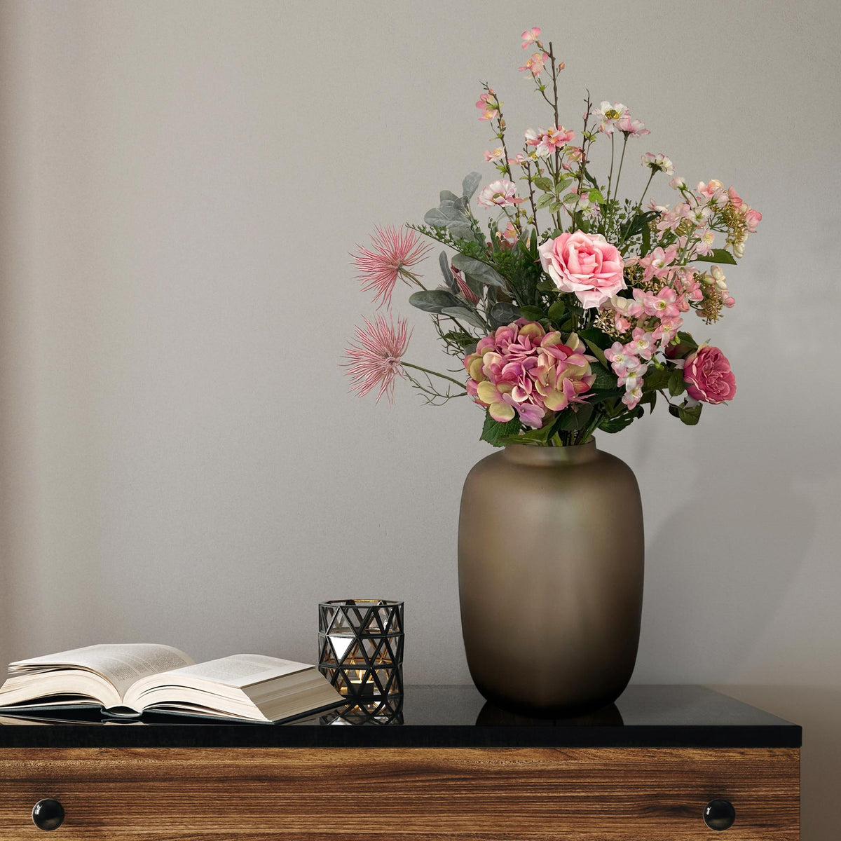Kunstblumen-Strauß »Pretty Pink« Rosa, ca. 89 cm – weitere Ansicht