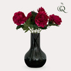 Künstliche Pfingstrosen Dunkelrosa, 5 Stiele, ca. 65 cm – Detailansicht