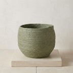 Pflanzkorb Jorck Salbeigrün, Ø 26 cm – Detailansicht
