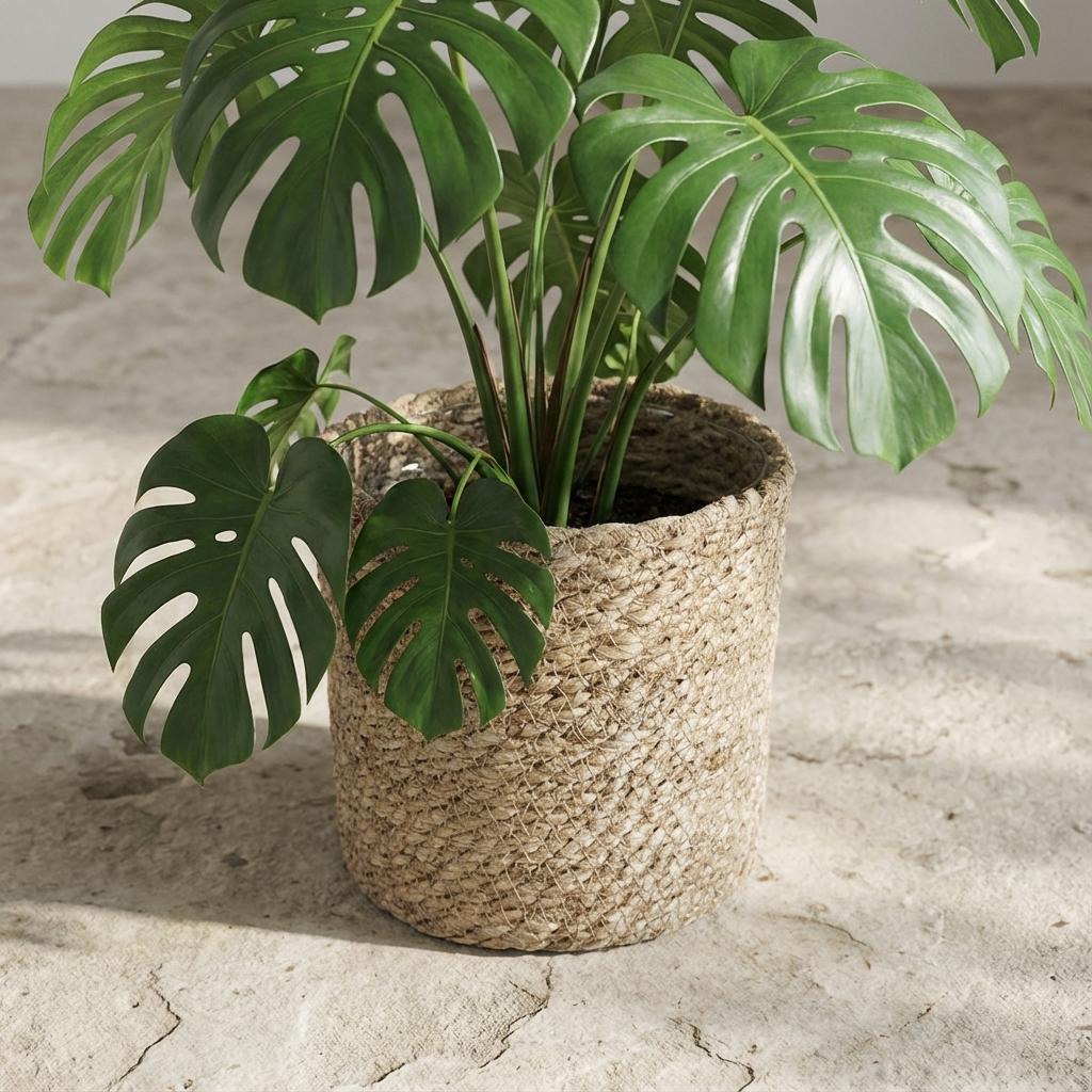 Pflanzkorb Natur, Ø 14 cm – Ansicht 6