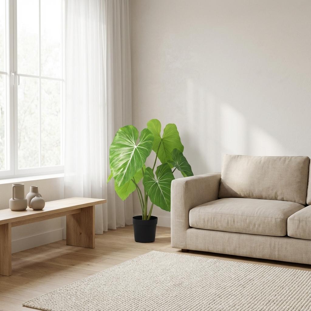 Künstlicher Philodendron, ca. 100 cm – weitere Ansicht