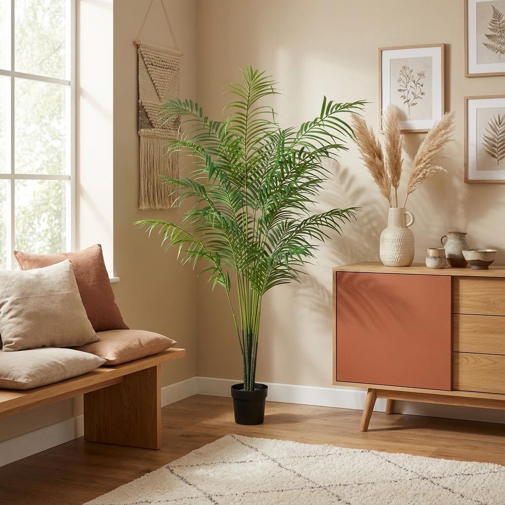 Künstliche Kentia-Palme, ca. 170 cm – Detailansicht