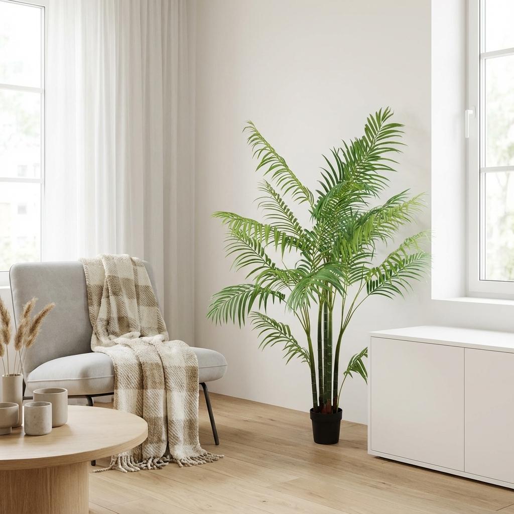 Künstliche Areca-Palme, ca. 190 cm – weitere Ansicht