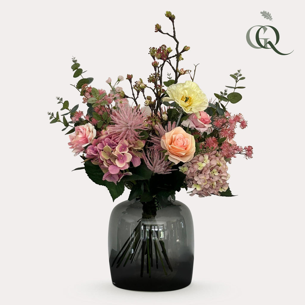 Kunstblumen-Strauß »Mystic Summer« Rosa, ca. 65 cm – Detailansicht