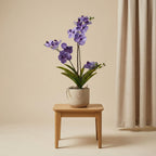 Künstliche Vanda-Orchidee, Lila, ca. 60 cm – weitere Ansicht