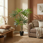 Kunst-Steckenpalme Rhapis Excelsa, ca. 120 cm – Detailansicht