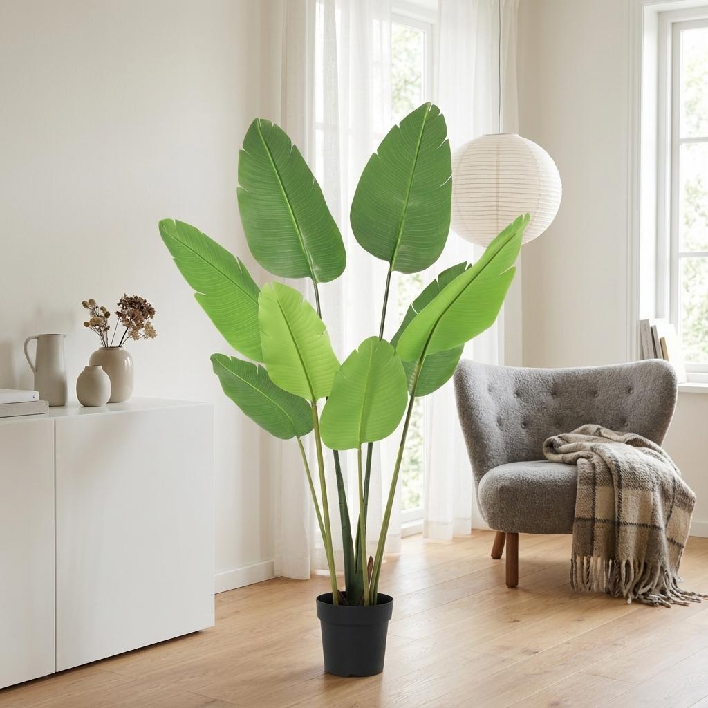 Künstliche Strelitzia Nicolai, ca. 155 cm – Ansicht 4