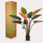 Künstlicher Philodendron Prince of Orange, ca. 120 cm – Ansicht 5