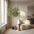 Kunst-Olivenbaum Olea europaea, ca. 180 cm – Detailansicht
