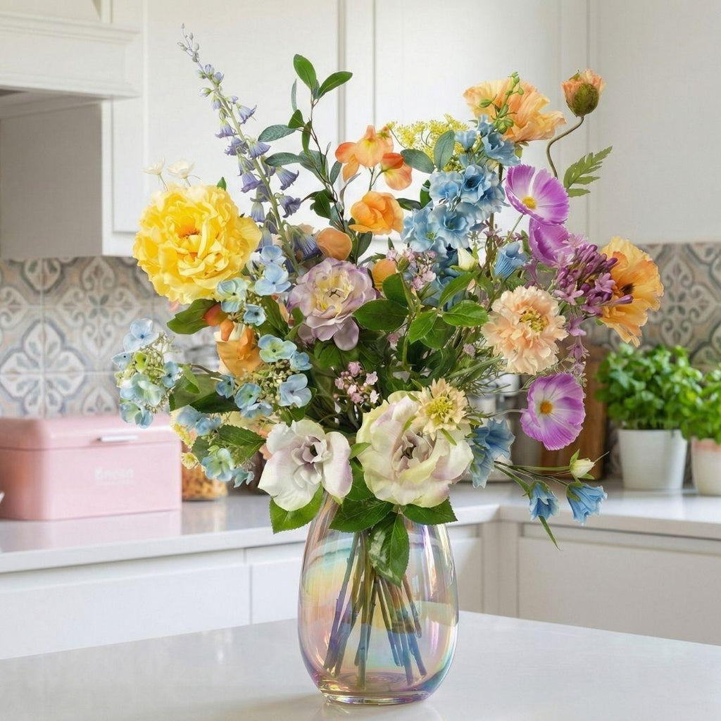 Kunstblumen-Strauß »Soft Spring Deluxe« Pastell, ca. 85 cm – Produktfoto