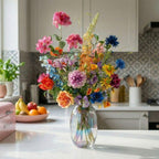 Kunstblumen-Strauß »Summer Garden Deluxe« Bunt, ca. 100 cm – Produktfoto