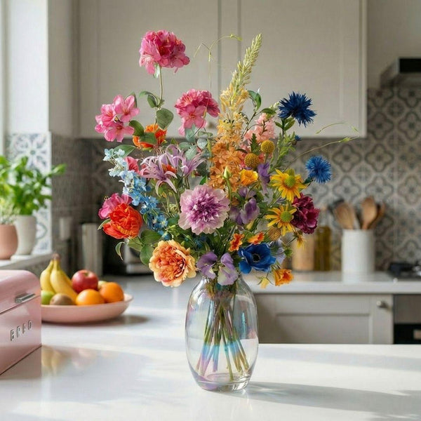 Kunstblumen-Strauß »Summer Garden Deluxe«, Real Touch, Höhe ca. 100 cm