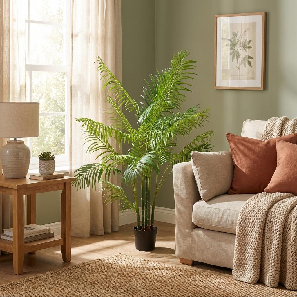 Künstliche Areca-Palme, ca. 190 cm – Detailansicht