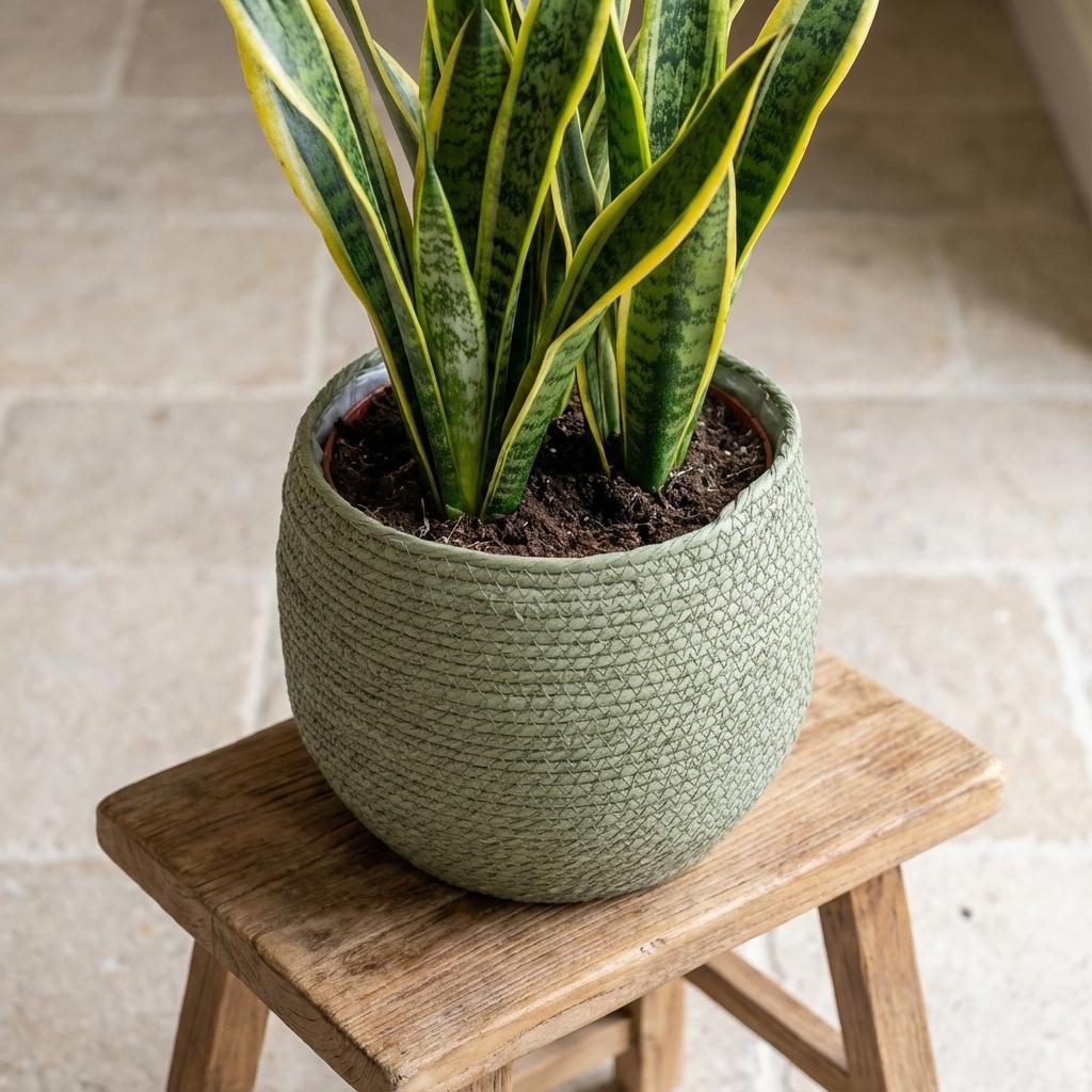 Pflanzkorb Jorck Salbeigrün, Ø 26 cm – Ansicht 6