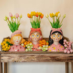Kunsttulpen-Strauß Gelb, Real Touch, 5 Stiele, ca. 42 cm – weitere Ansicht