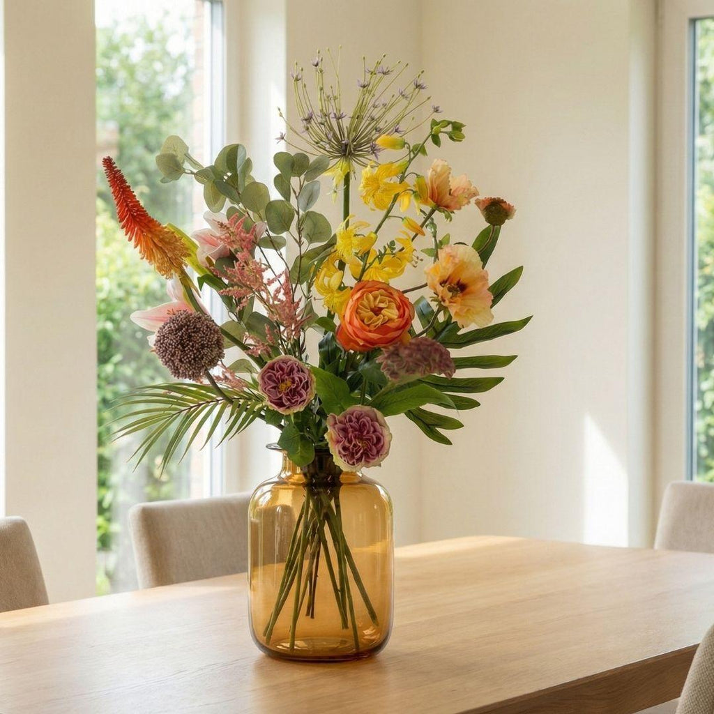 Kunstblumen-Strauß »Tropical Chic Deluxe« Orange, ca. 105 cm – Ansicht 8