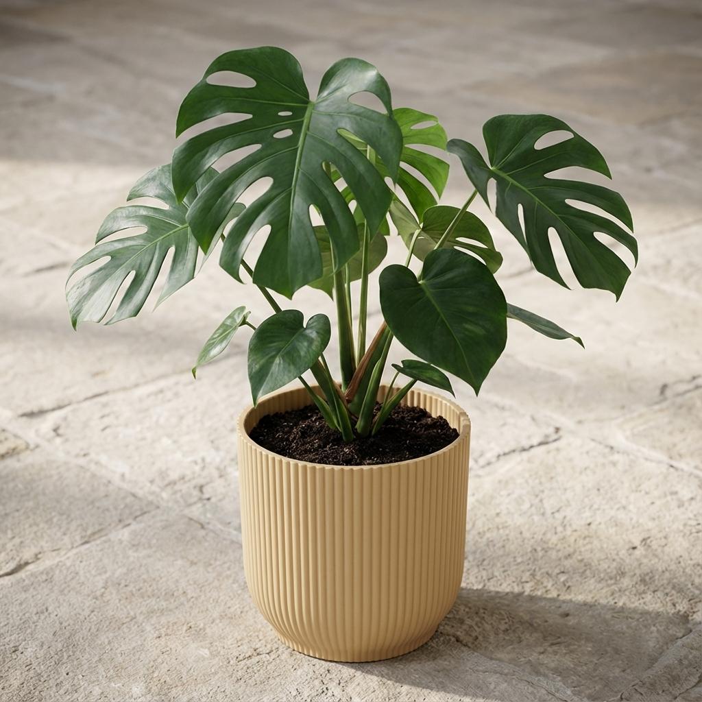 Übertopf elho Vibes Fold Gelb, Ø 18 cm – Ansicht 4