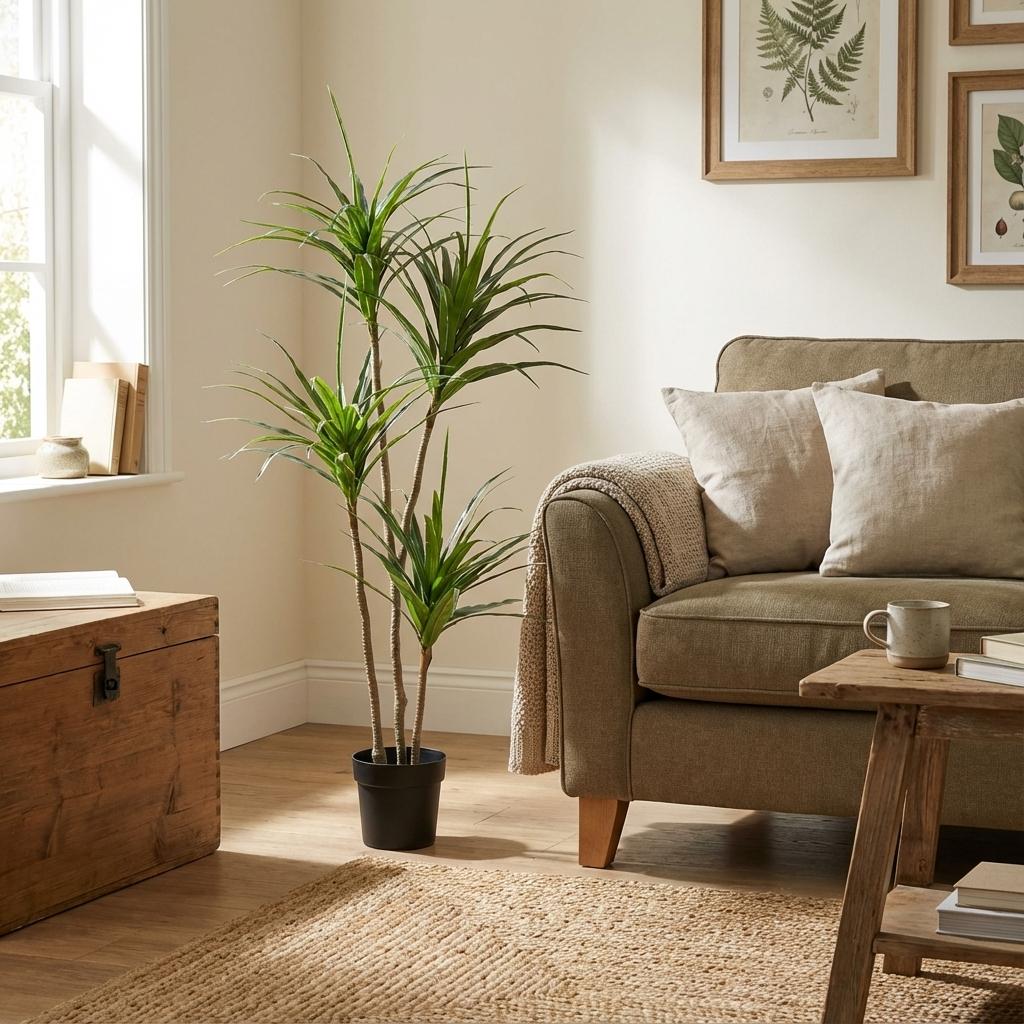 Künstlicher Drachenbaum (Dracaena), ca. 165 cm – Detailansicht