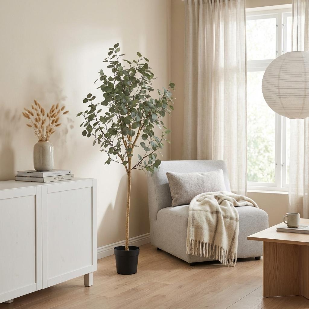 Kunst-Eukalyptus, ca. 180 cm – Detailansicht